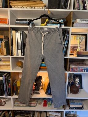 Men's Drawstring Casual Pants - Gray
